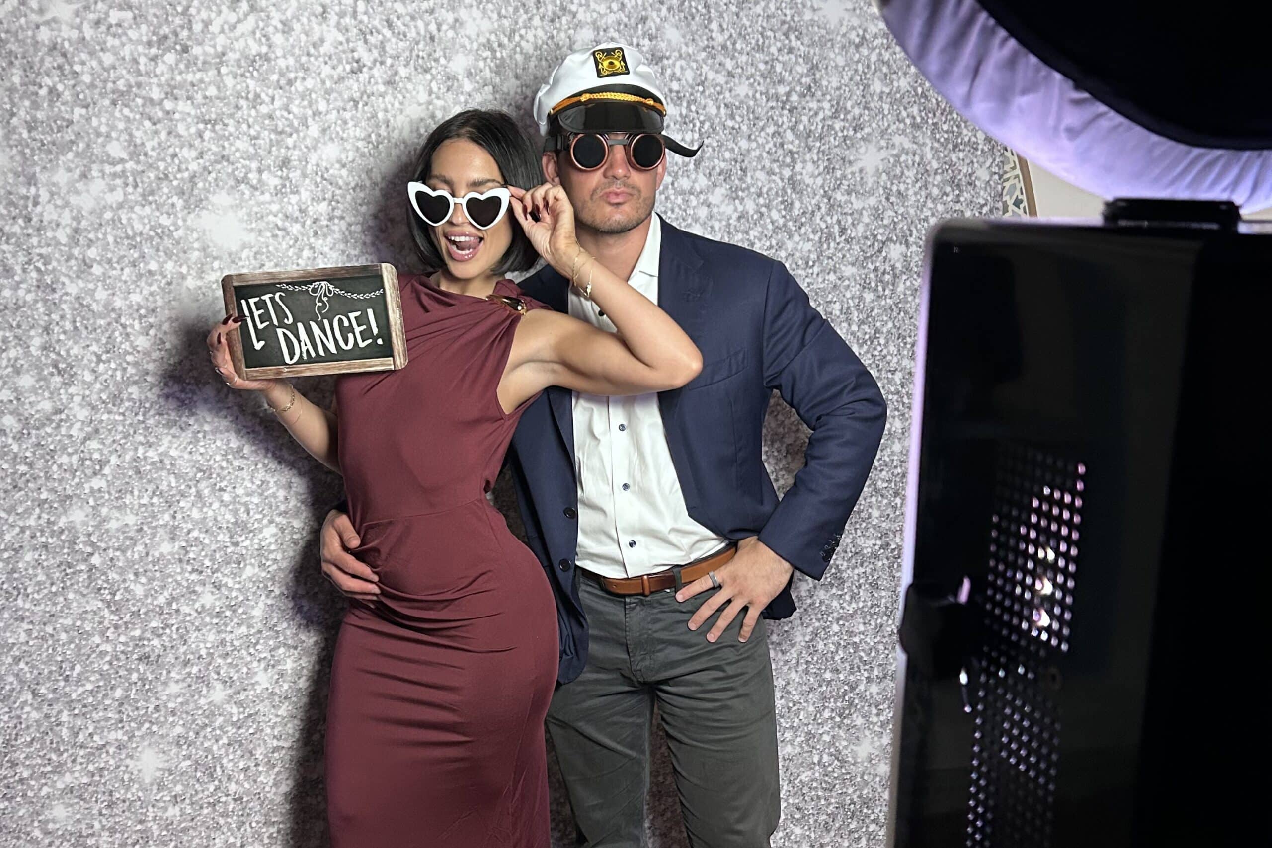 Open air photo booth rental